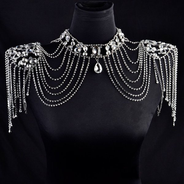 Bridal Lace Shoulder Chain Ornament